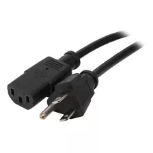 Cable De 1.8m Alimentacion Computadora Nema5-15p A C13 P /vc