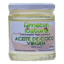 Aceite De Coco Virgen Organico 425 Ml - Amazon Natural