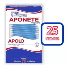 Apolo Kit 25 Caixas Hastes Flexíveis Aponete 75 Unid Cada