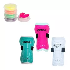 Canilleras De Hockey Drial + Protector Bucal - Hockey House