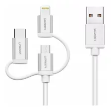 Cable De Datos Ugreen Ugreen Usb A P Micro Usb Lightning Y Tipo C De 1 M