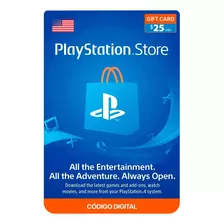 Gift Card Playstation Network $25 Código Digital