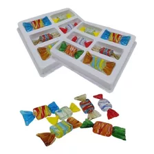 Caramelos Decorativos Vidrio 2 Pack De 6 Unidades - Total 12
