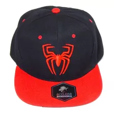 Hombre Araña Gorra Bordada 3d Black&red Marvel Spiderman