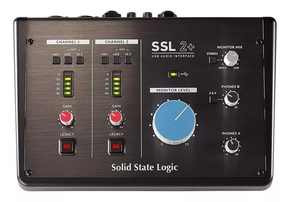 Interface De Áudio Solid State Logic Ssl 2+
