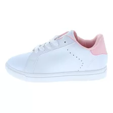 Tenis Blancos Voit Mujer Casual Planos Court Comodos 