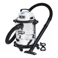 Aspiradora Hart 6 Gal 5 Hp Inoxidable + Accesorios Carro