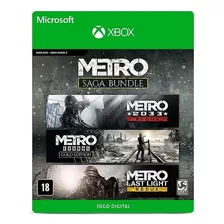 Metro Saga Bundle Deep Silver Xbox One 25 Digitos