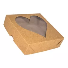 Caixa Para Presente Coração Namorados Kraft - 20 Un