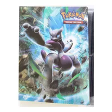 Album Pokemon Para 432 Cartas Mewtwo Con 10 Doradas Vmax Gx