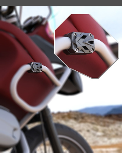 Bumper Lock Proteccion Defensa Moto Bmw R1200gs Honda Ktm Foto 10