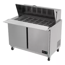 Mesa Refrigerada Para Ensaladas Mega Top Asber Aptm-48-18