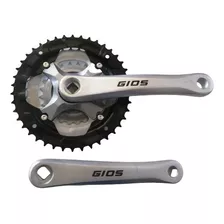 Volante Triple 24/34/42t Marca Gios Para Bicicleta Mtb 