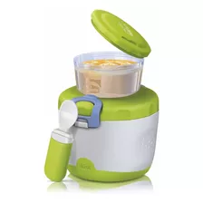 Pote De Comida Térmico Chicco Branco E Verde