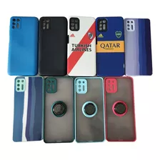 Funda Para Moto G9plus G9 Plus Diseños Varios Reforzado 