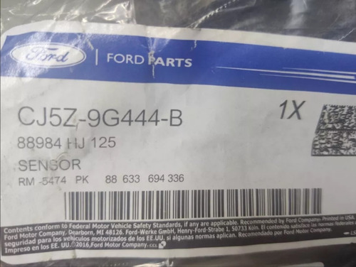 Sensor De Oxigeno Ford  Escape Focus Fusion 12/15 Original  Foto 3