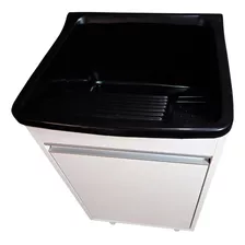 Tanque Com Gabinete Mdf 46cm Pequeno 22l Entregue Montado