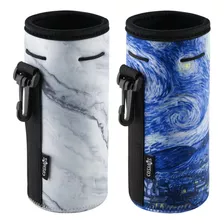 Paquete De 2 Fundas De Neopreno Botellas De Agua Portá...