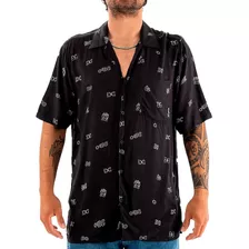 Camisa Dc Lifestyle Hombre Burough Negro Fuk