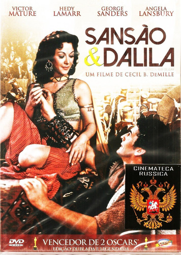 Dvd Sansão E Dalila Com Victor Mature Hedy Lamarr - 1949 +