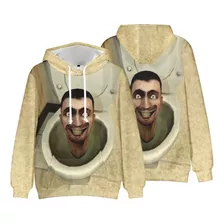 Buzo Hoodie Con Capota Skibidi Toilet