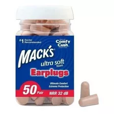 Protetor Auricular Mack's Earplug Ultra Soft 32db 50 Pares