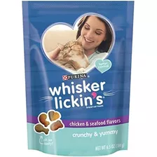 Set De 2 Paquetes Botana Dental Para Gato Whisker Lickin´s