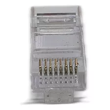 Conector Rj45 Pacote Com 100 Unidades