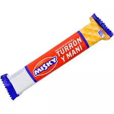 Turron De Mani Misky X 10 Unidades *ideal Candy Bar *