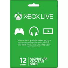 Live Gold 12 Meses Código 25 Digitos Envio Imediato