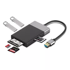 Lector Multifuncional Tarjeta 6en1 Sd/microsd/cf/xqd Usb 3.0