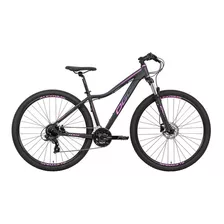 Bicicleta Mtb Aro 29 Oggi Float 5.0 Hds 2021 Feminina Cor Preto/pink Tamanho Do Quadro M - 17