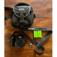 Cámara Nikon Coolpix L110 Mas Accesorios 