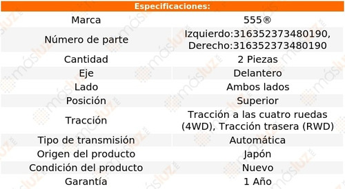 Kit Rtulas Delanteras Superiores Tacoma 3.4l V6 94/05 Foto 2