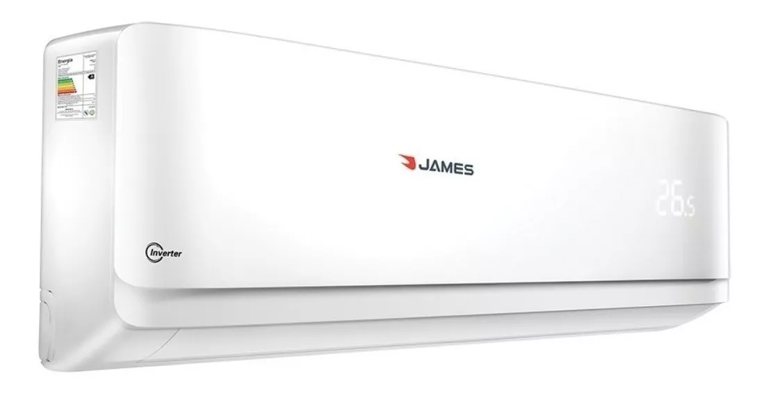 Aire Acondicionado James Split Inverter Frío/calor 24000 Btu Blanco 220v Aam-24 Au Inv