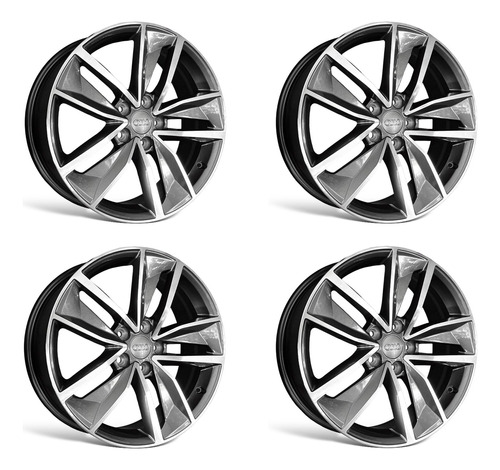 Juego Rines 18x8 5/112 Tipo Audi, A3, A4, S3, Vw, Seat, Etc Foto 2