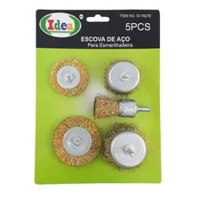 Ecova De Aço Para Esmerilhadeira 5pçs Id-7827e Idea Aço