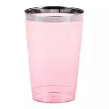 Vaso De Plástico Creative Converting, 12 Oz, Rosa