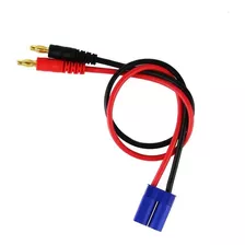 Cabo Com Conector Ec2 E Plug Banana Para Drone Hubsan H501s