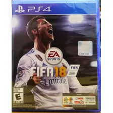 Fifa 18 Ps4 Fisico Original Español Sellado Nuevo 