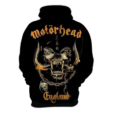 Moletom Casaco Motorhead Banda Rock Musica Guitarra Lemmy