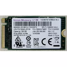 Disco Nvme Notebook Union Memory ( 128gb Ssd ) Pull New Cuot