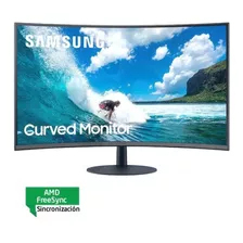 Monitor Samsung 27 Curvo 1920x1080 75hz 4ms Hdmi- Boleta Color Negro