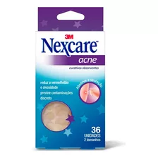 Curativo Absorvente Para Acne Nexcare Com 36 Unidades