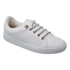 Tenis De Piso Casual Blanco Zapatos Mujer Vizzano 12141054
