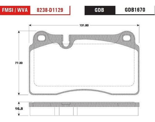 Balata Trasera Low Trwp Chevrolet Corvette Zr1 2012 Foto 2