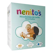 Nenitos Absorbentes De Leche De Diseño Anatómico 60und