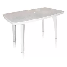 Mesa Desmontável Retangular Tiradentes Branca - Antares Cor Branco