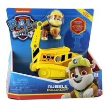 Patrulha Canina Veículos Básicos E Boneco Paw Patrol Rubble