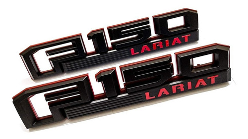 Par De Emblemas F150 Logos Para Ford F-150 Lariat Foto 4